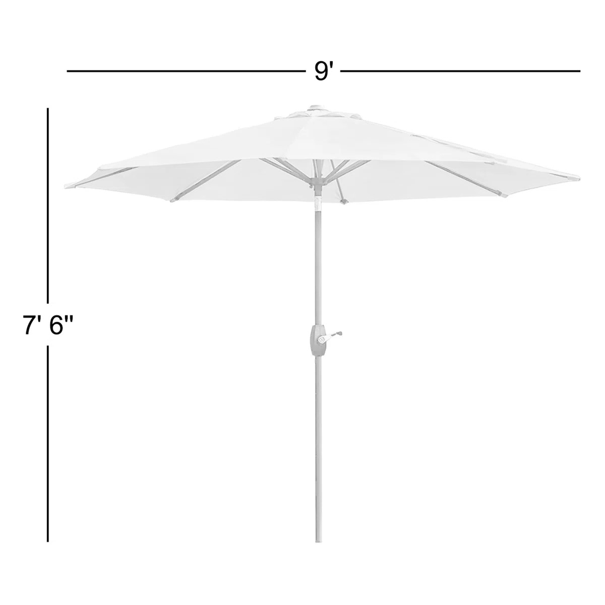 Pierpoint 108'' Market Umbrella | Wayfair North America