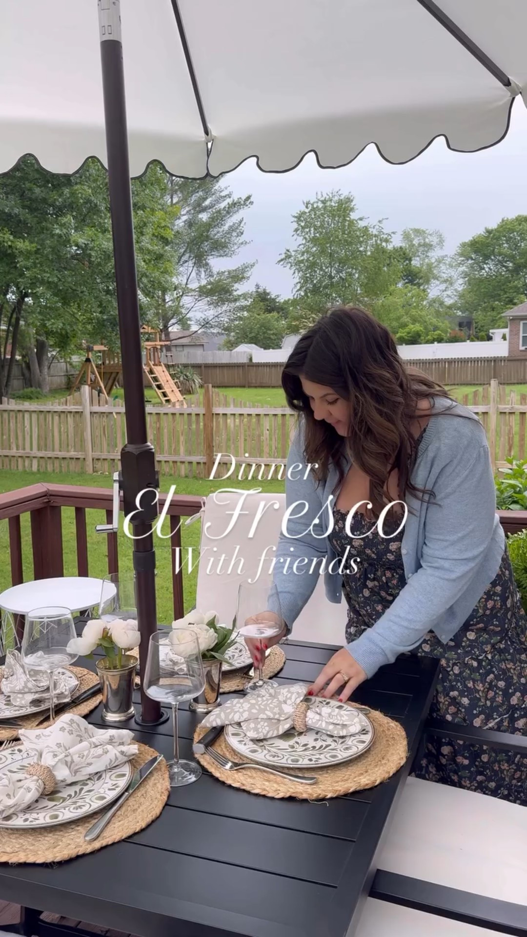 Wanna come over for dinner on the patio? 

In Ina Garten’s memoir she says to never try a new recipe at a dinner party but i fear we are very guilty of going that! Mixed in with some tried and trues ofc! 

Comment SHOP & I’ll send you the links to the silicone mold and other things I used/have in the video! 

.
.
.
.
#dinnerparty #dinnerpartyideas #dinneroutside #elfresco #dinnerwithfriends #hostinginspo #hostingstyle #inmyhome #inmykitchen #nancymeyersaesthetic