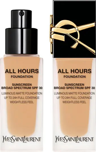 Yves Saint Laurent All Hours Luminous Matte Foundation 24H Wear SPF 30 with Hyaluronic Acid | Nor... | Nordstrom