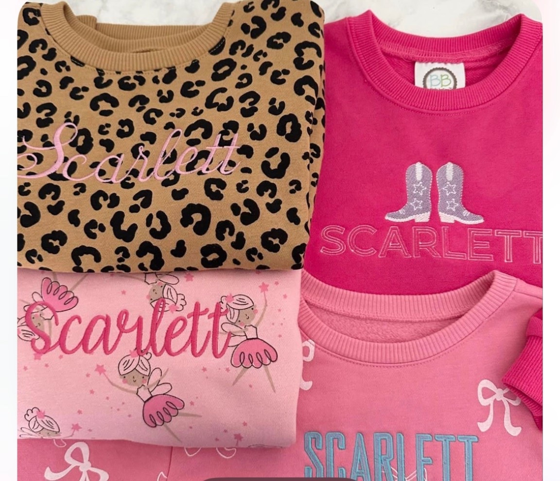 The cutest matching sets for girls. I got them personalized locally  

#LTKKids #LTKFindsUnder50 #LTKStyleTip