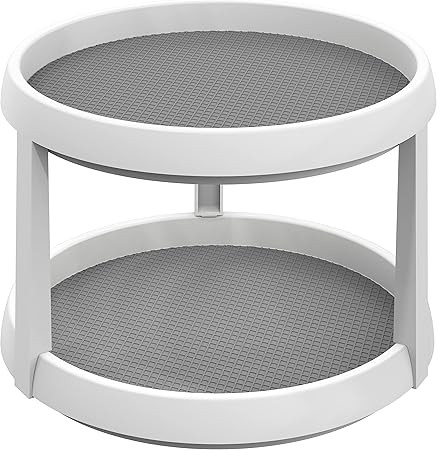 SimpleHouseware 2 Tier Turntable Lazy Susan Spice Organizer | Amazon (US)