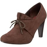 Ann Marino Women's Library High-Heel Oxford,Dark Brown Plush,8.5 M US | Amazon (US)