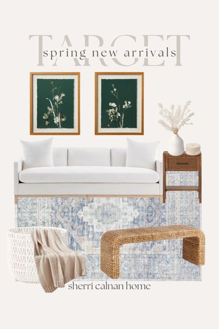 Target  Spring  New Arrivals 

Living  room  decor  Faux  Plant  Green  decor  Wall  art  Blanket  basket  White couch  Wooden  furniture  Blue  rug  

#LTKSpringSale #LTKhome #LTKstyletip