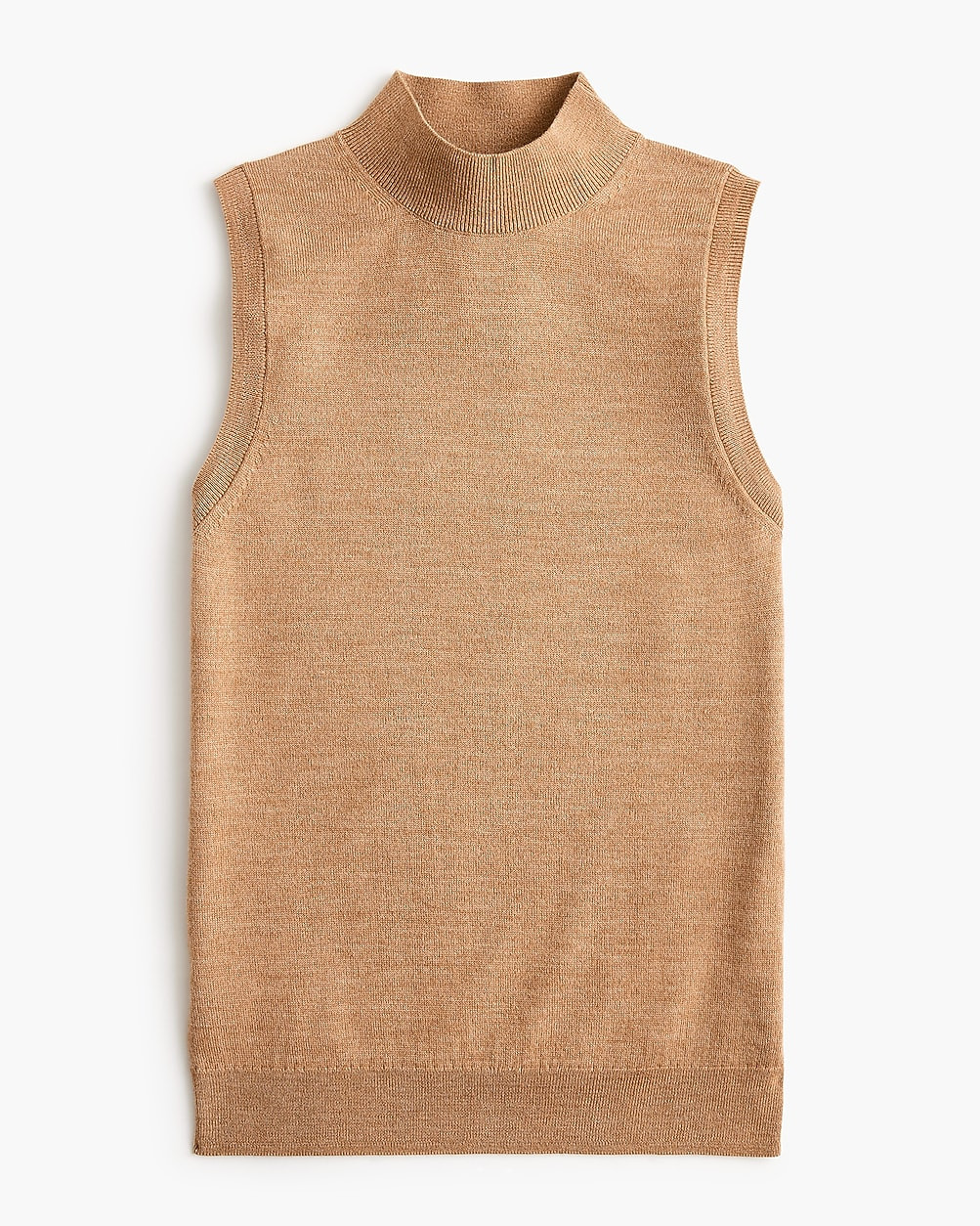 Merino wool-blend mockneck shell | J.Crew Factory
