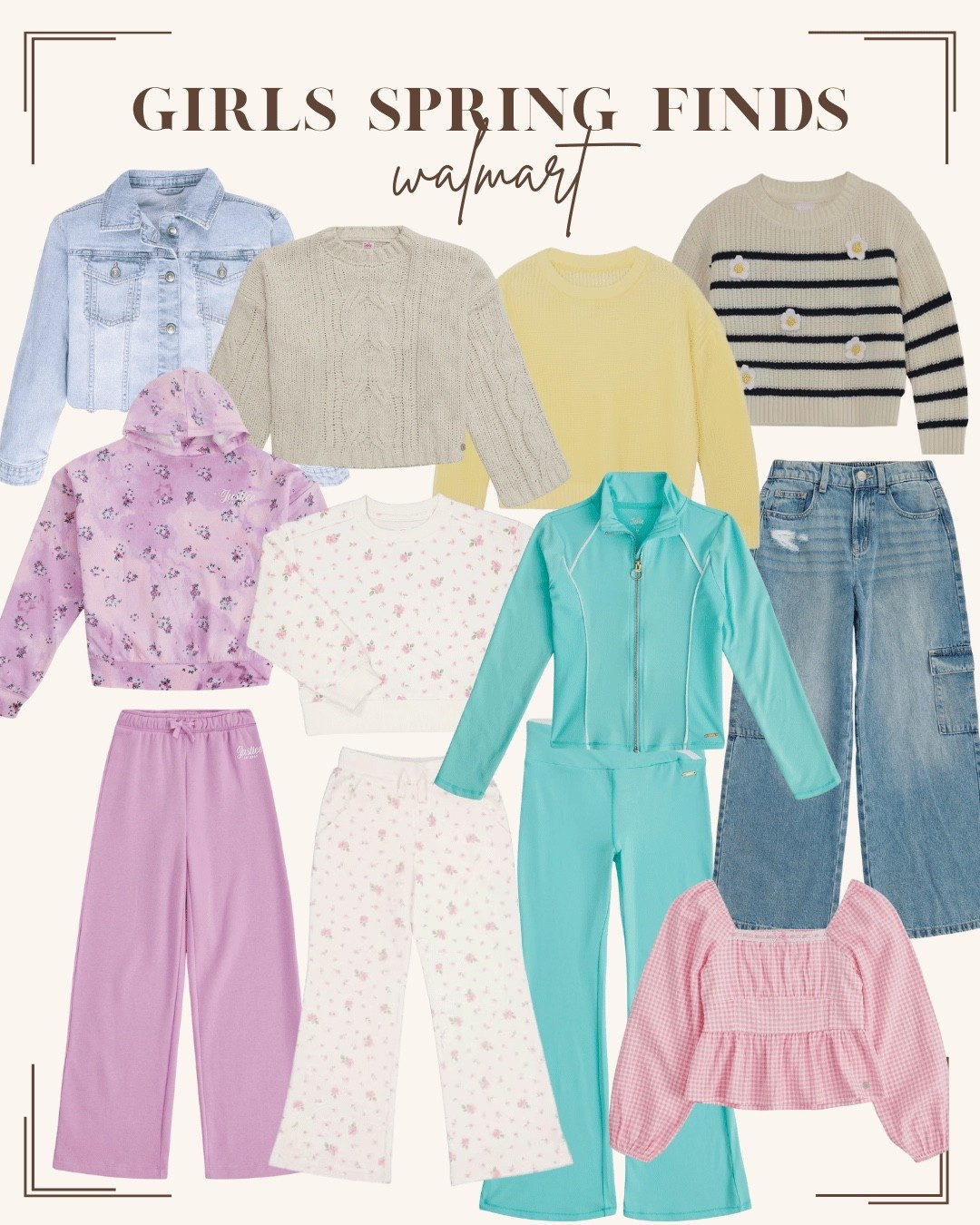 Girls spring fashion finds from Walmart

#LTKFindsUnder50 #LTKActive #LTKKids
