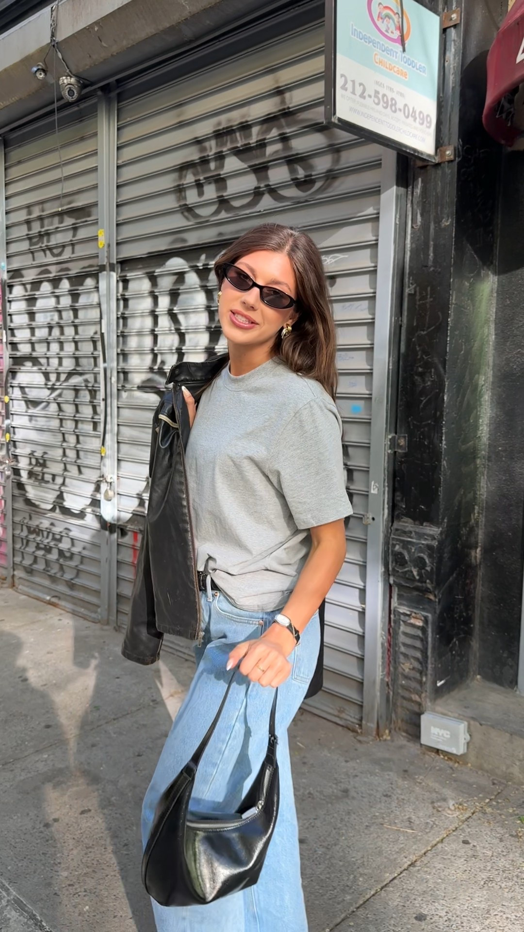 Cool girl casual. Low rise baggy jeans with a basic tee 

#LTKStyleTip #LTKSeasonal #LTKShoeCrush