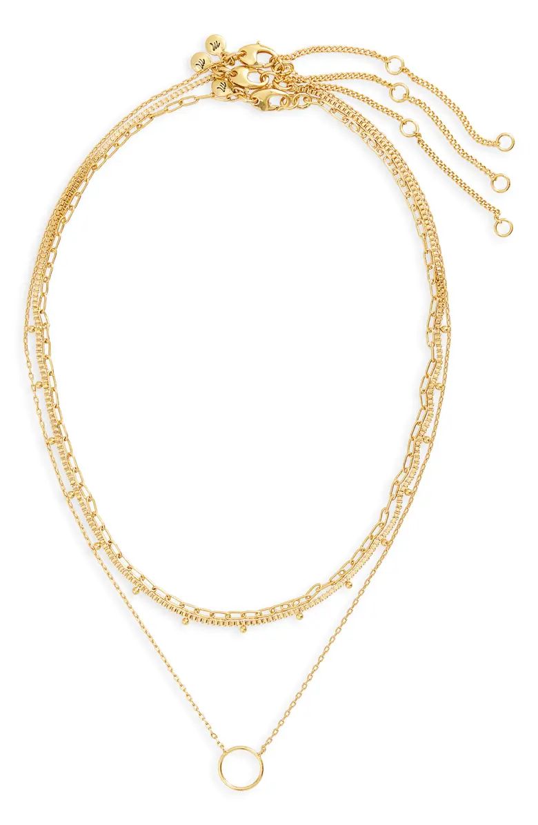 Madewell Set of 3 Chain Necklaces | Nordstrom | Nordstrom