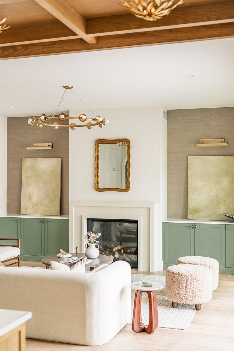 Earthy tones & warm wood makes this living room so effortlessly elevated 

Living, rug, neutral, ottoman, mirror, chair, art, large art

#LTKHome