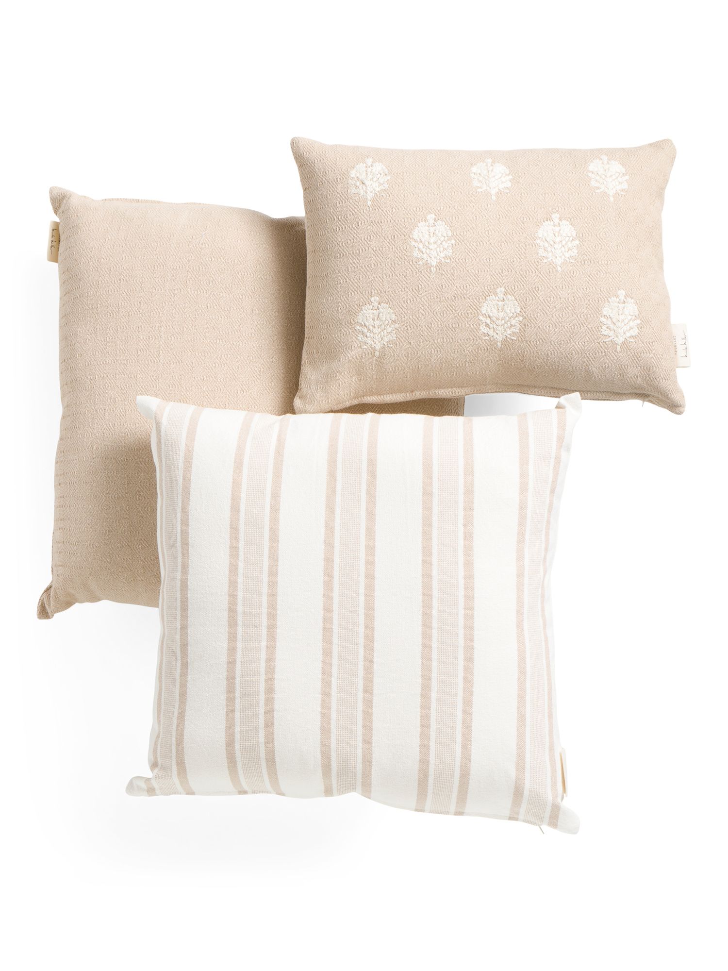 3pc Textured Pillow Set | TJ Maxx