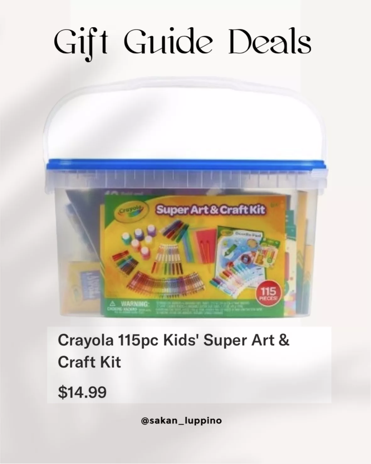 Crayola Super Arts & Craft Kit 