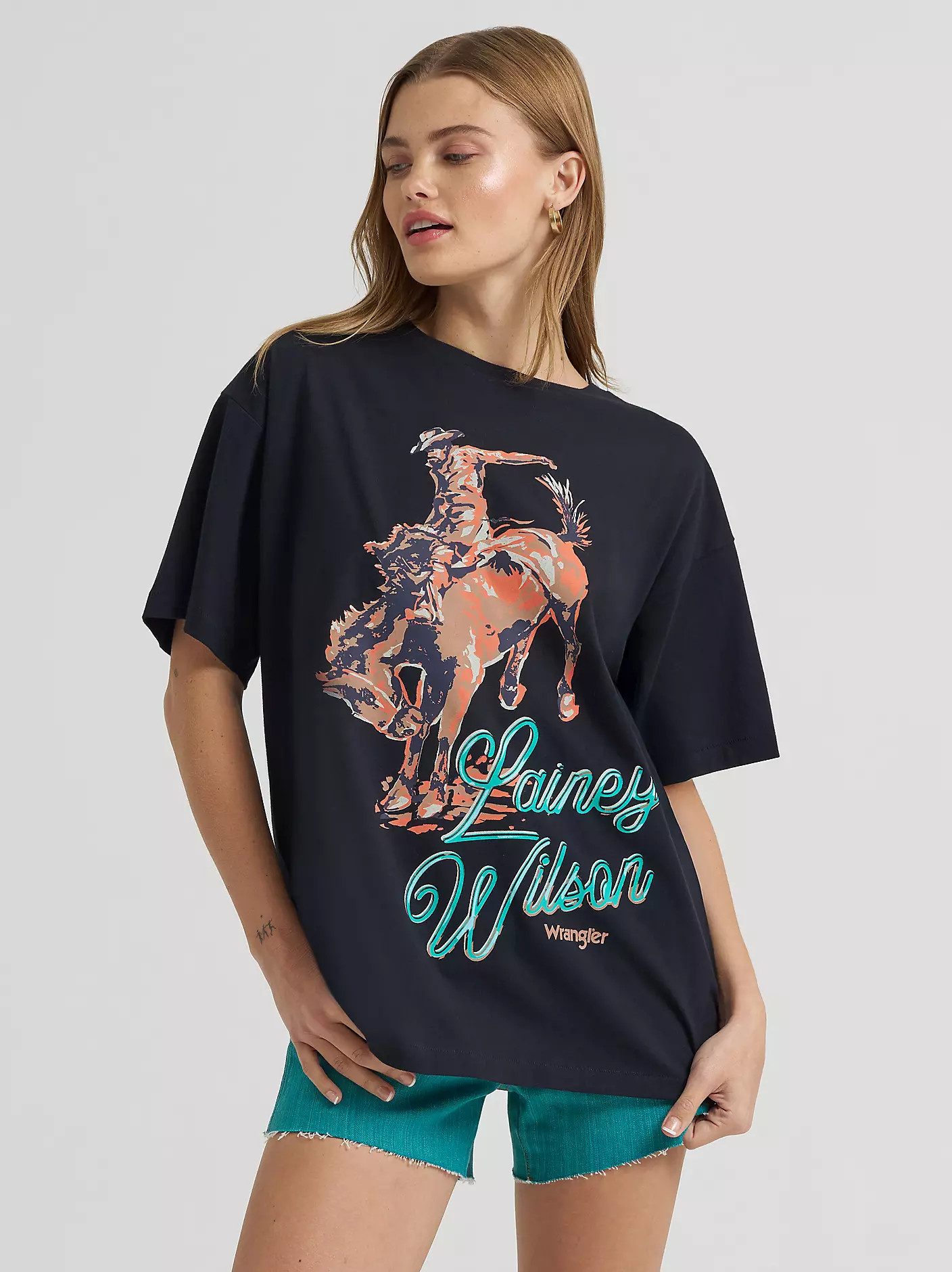 Lainey Wilson x Wrangler Work Oversized Tee | Wrangler