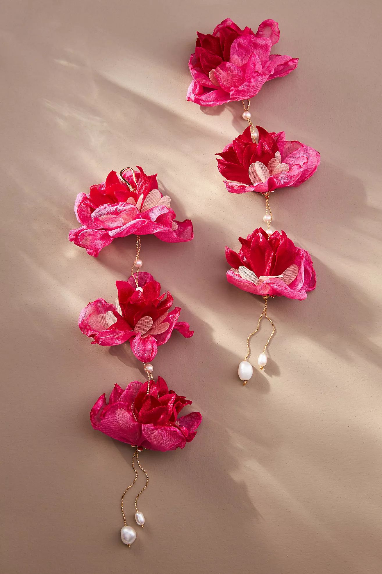 Triple Flower Earrings | Anthropologie (US)