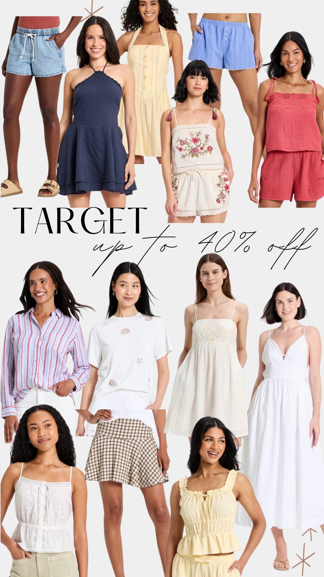 target up to 40% off clothing 

 #LTKgrwm #LTKSeasonal #LTKSaleAlert