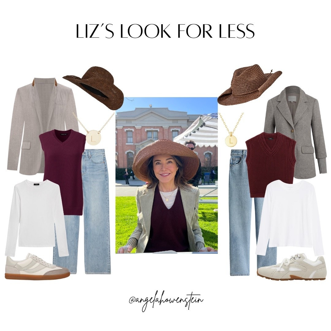 If you love Liz’s style, this one’s a no-brainer. Easy layers, neutral tones, and pieces you probably already wear on repeat. I love how polished it looks without feeling dressed up. Throw this on, grab your bag, and go. 

#LTKOver40 #LTKootd