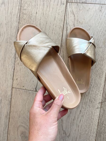 Beek sandals neutral and perfect for spring. If between sizes, go up. ASHLEY20 for 20% off 

#LTKSeasonal #LTKstyletip #LTKshoecrush