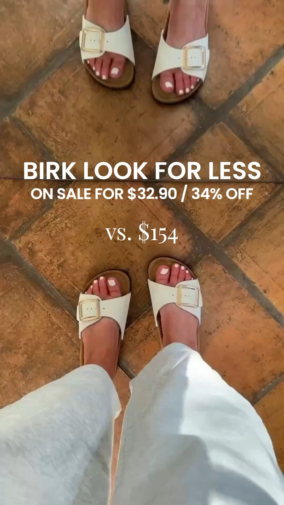 Amazon Birkenstock Madrid look for less sandals are on sale 34% off for $32.90 vs. $154.99 for the Birkenstock . They come in a ton of colors and they are so comfy if in between sizes go up I went with my bigger size 7 1/2.

#LTKOver40 #LTKSaleAlert #LTKgrwm