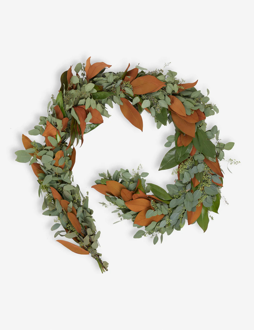 Fresh Handmade Magnolia and Seeded Eucalyptus Garland | Lulu and Georgia 
