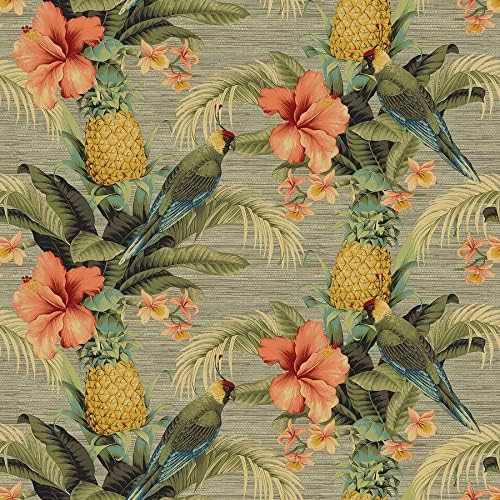 Tommy Bahama - Peel and Stick Wallpaper, Tropical, Botanical Wallpaper, Vinyl, 30.75 Sq Ft Covera... | Amazon (US)
