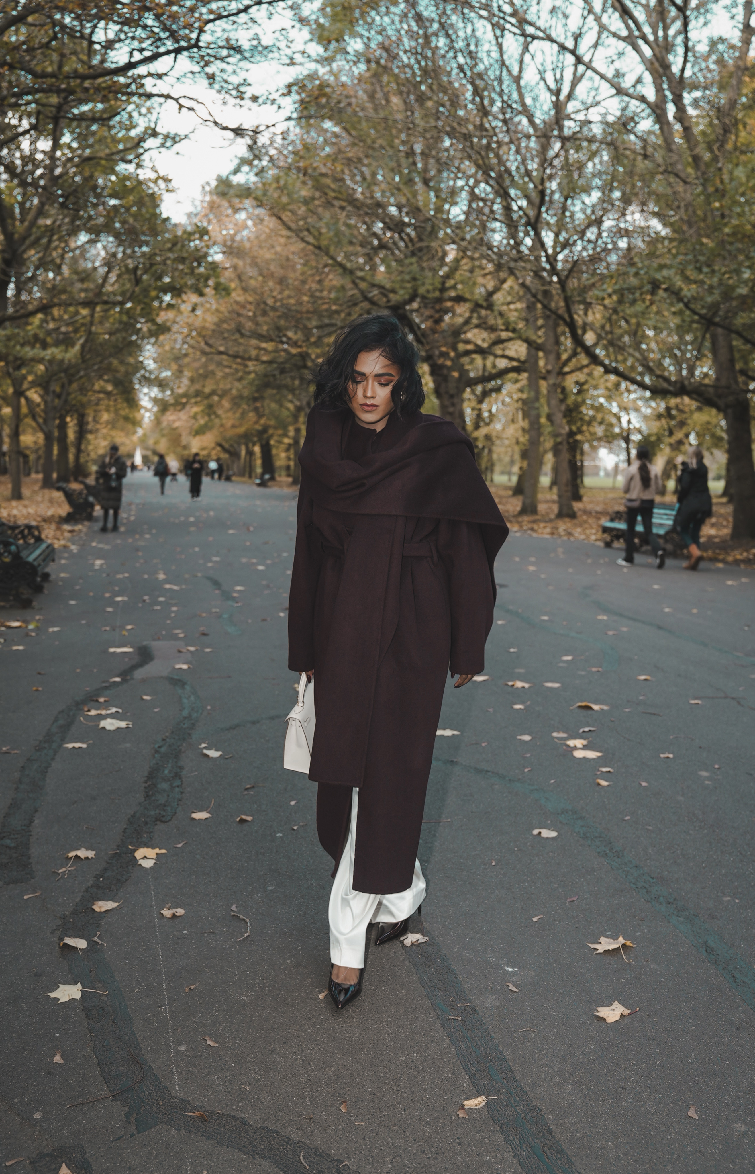 Burgundy, Burgundy Coat, ASOS, COS, Mango, Wide-leg Trousers, OOTD, Outfit Inspo, Style Tip, Timeless Outfit, Classic Outfit, Winter Outfit