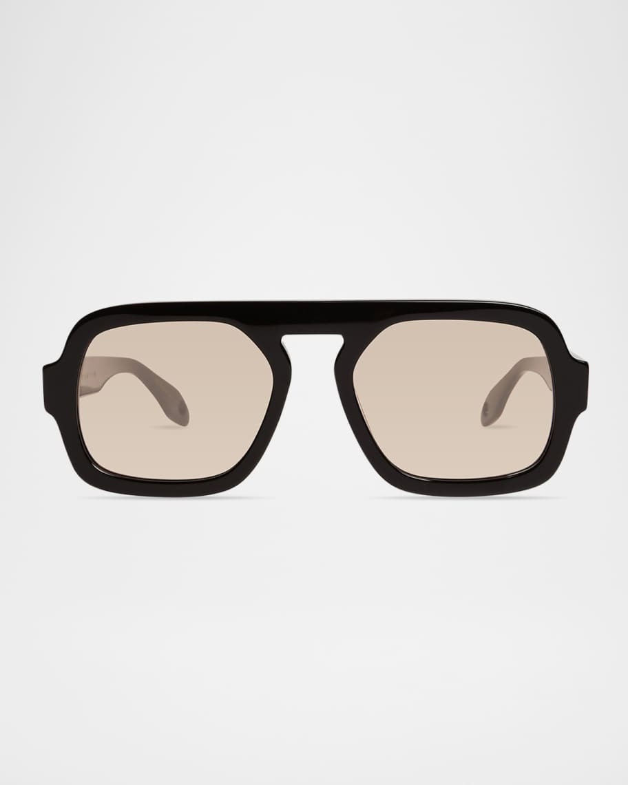 Elisa Johnson Jane Polarized Acetate Aviator Sunglasses | Neiman Marcus