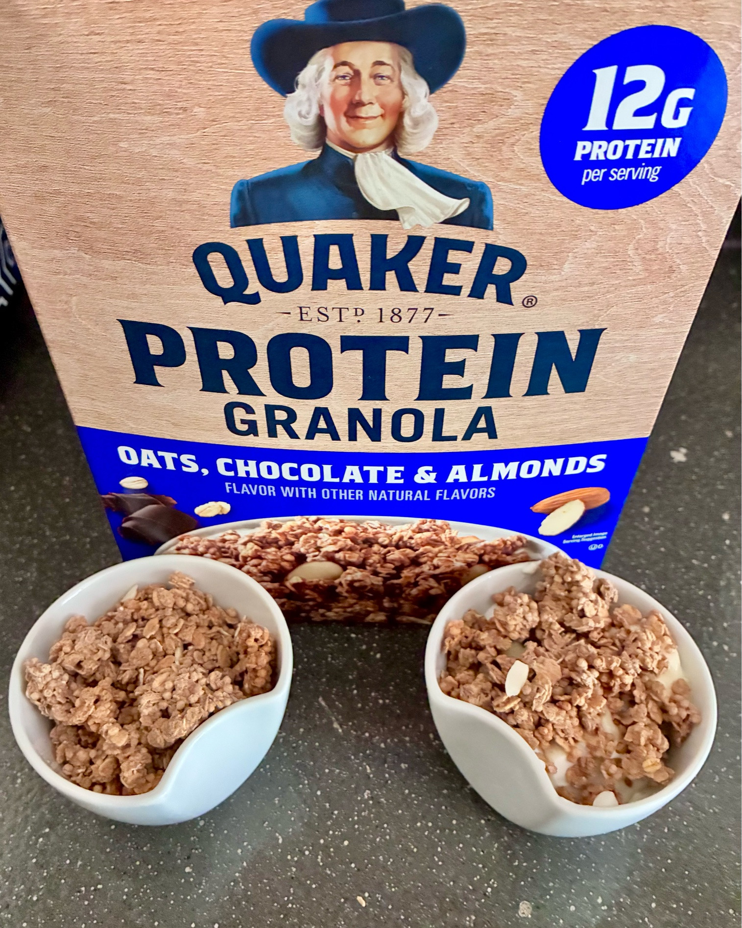 Protein-packed mornings are becoming one of my favorite ways to start the day! 🥣🤎

I’ve been intentionally adding more protein to my daily routine, and this Quaker Protein Granola has been such an easy (and delicious!) addition. 

I paired it with lemon 🍋 yogurt for the perfect summer breakfast, and the chocolate + almond combo added just the right amount of crunch. 

It’s quick, satisfying, and great for busy mornings!

If you’re looking for simple ways to boost your protein intake, this one is definitely worth adding to your grocery list. ✨

#LTKFood #BreakfastIdeas #ProteinBreakfast #HealthyEating #LTKLifestyle

#LTKfoodie #LTKfitnessgoals #LTKmorningroutine