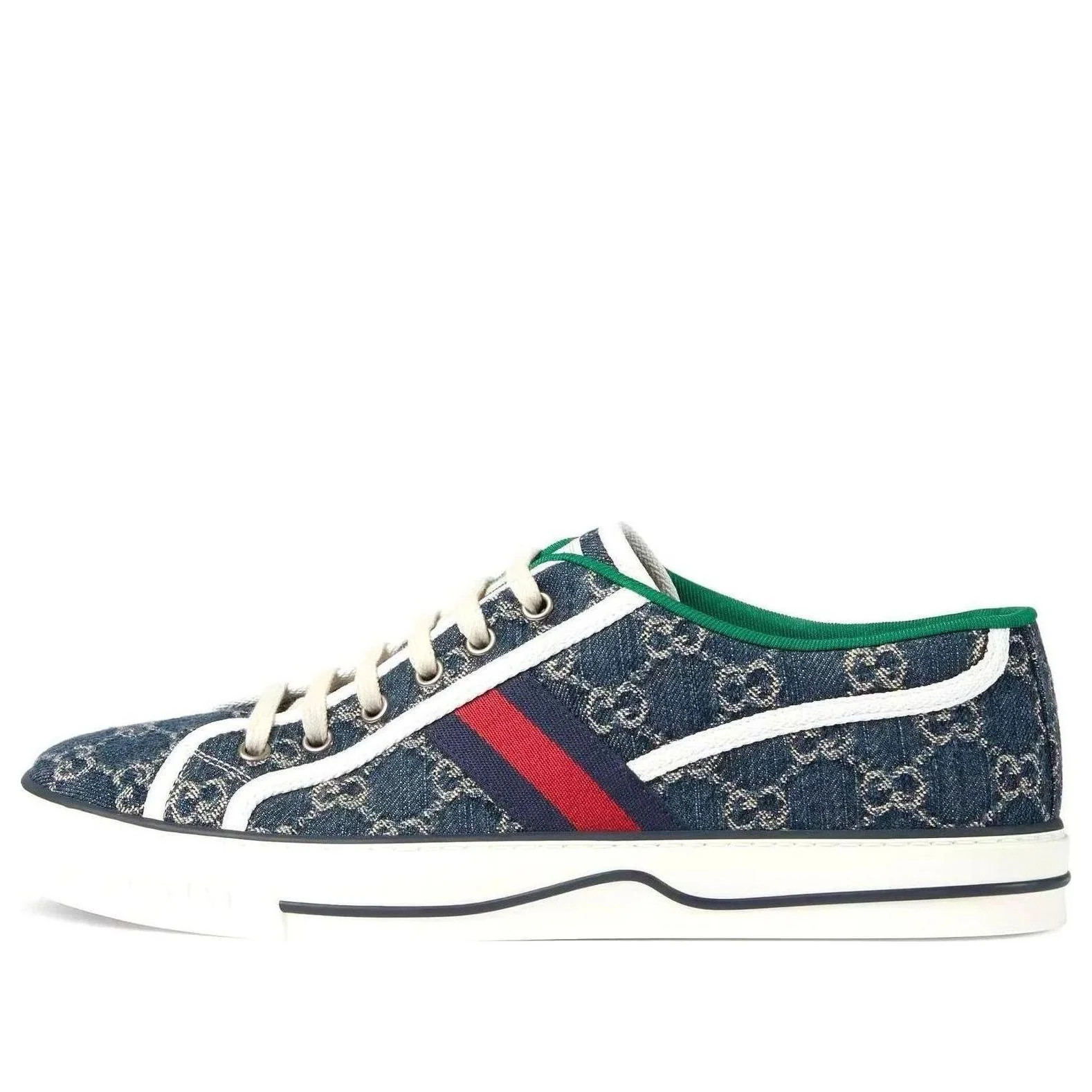 Gucci Tennis 1977 'Blue Ivory' 606111-2KQ10-4463 | KICKS CREW