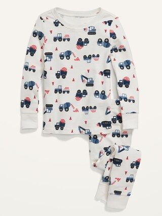 Unisex Construction-Print Pajama Set for Toddler & Baby | Old Navy (US)