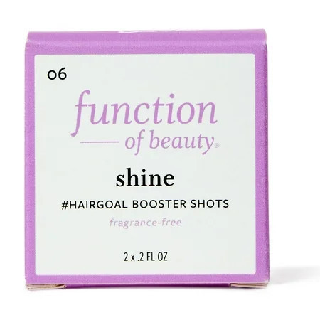 Function of Beauty Shine #HairGoal Booster with Amaranth Leaf Extract 0.2 fl oz 2 Pack | Walmart (US)