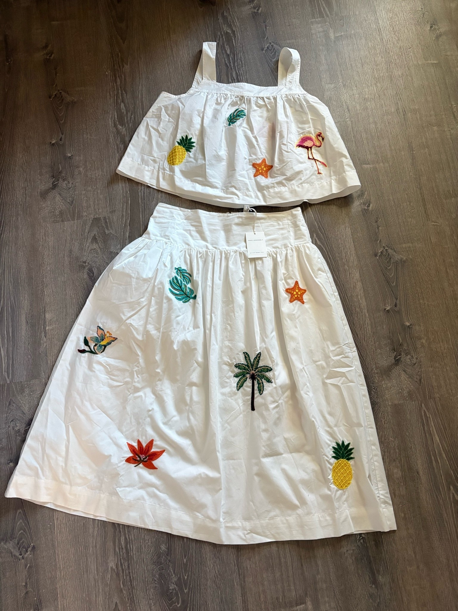The most adorable Free Assembly two piece set from #walmart - perfect summer or #vacationoutfit

#LTKootd #LTKSeasonal #LTKMidsize