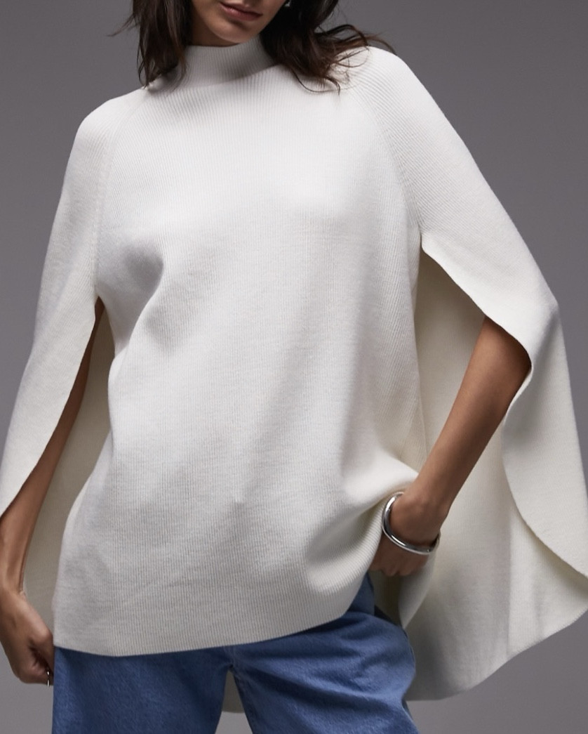 Just ordered this jumper! It’s OOS on & Other Stories but I found a few sizes left on ASOS! 

I ordered size XS 4-6 for reference 

#cape #capejumper #capecoat #poncho #creamcape #capejacket #womenscape #shawl #womensshawl #autumnoutfits #womensjumper #jumper #knitwear #casualwear #modestwear #modestoutfits #modeststyle 

#LTKmodest #LTKstyletip #LTKautumn