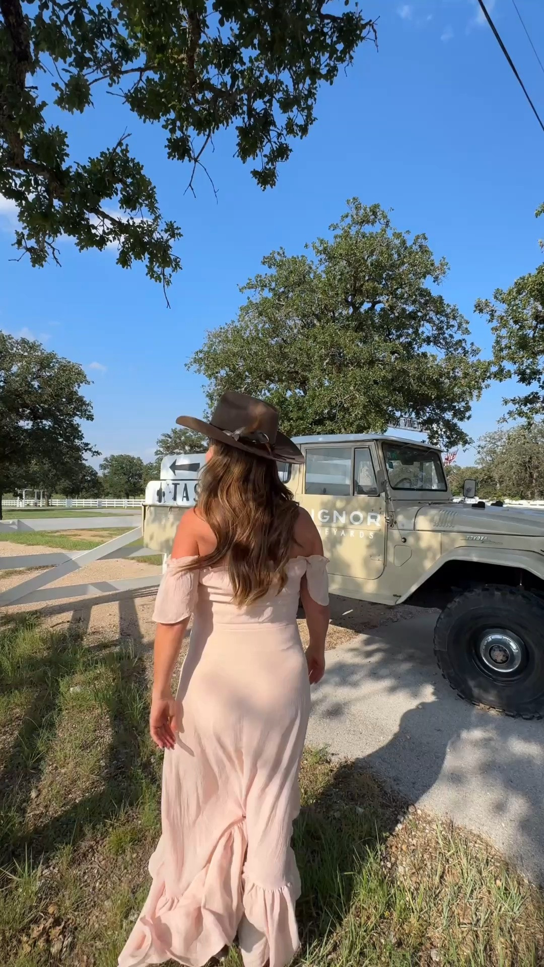 Texas Hill Country wine tasting dress outfit idea

#LTKootd #LTKTravel #LTKOver40
