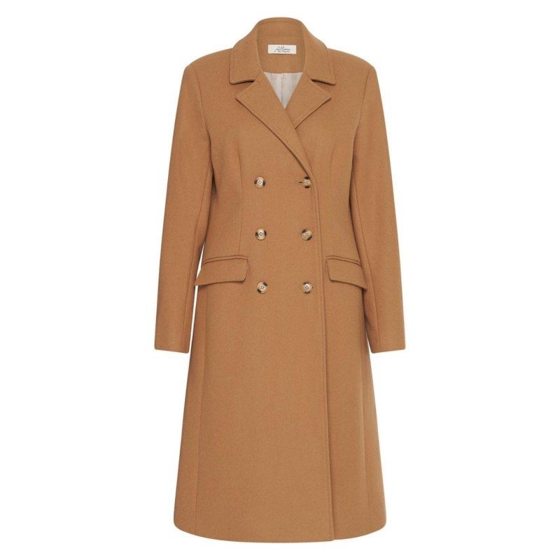 Belmont Wool Cashmere Coat Camel | Wolf and Badger (Global excl. US)