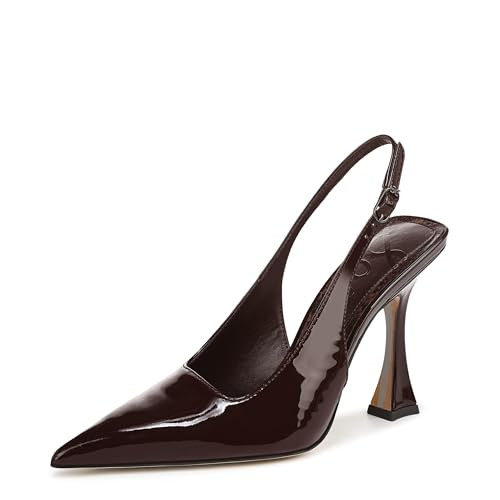Sam Edelman Women's Odette Pump Rich Chocolate Patent 10.5 M | Amazon (US)