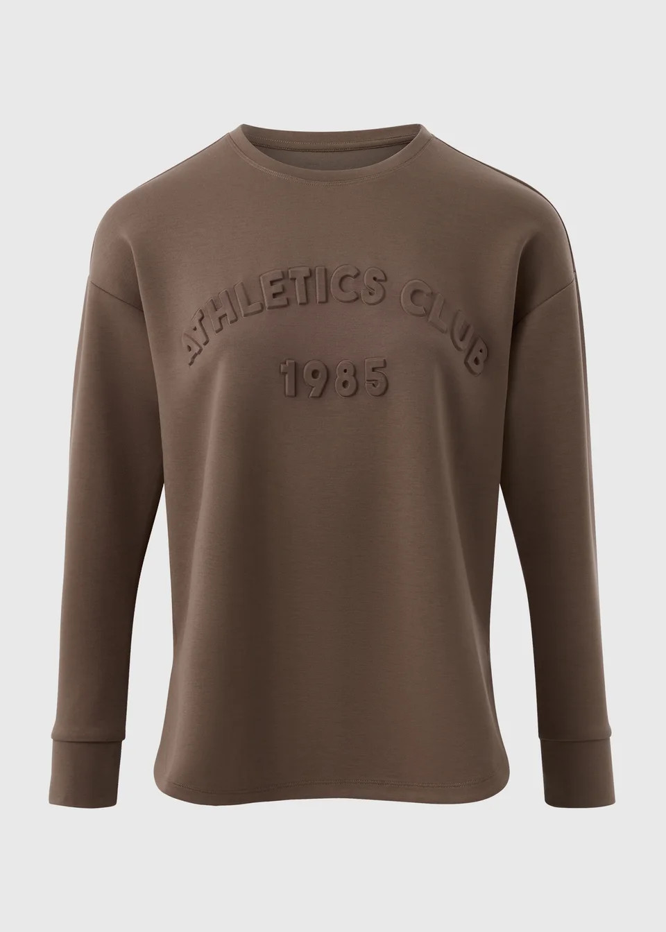 Souluxe Brown Embossed Sweatshirt | Matalan (UK)