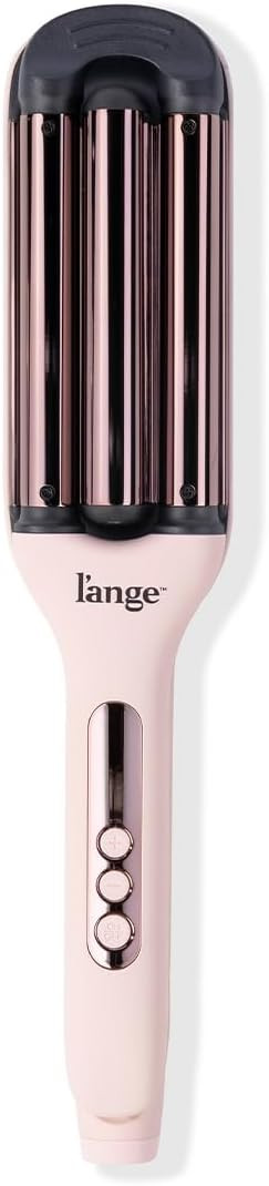 L'ANGE Hair Le Vogue Titanium Deep Waver Blush | | Titanium 3 Barrel Waving Tool | 10-Second Smar... | Amazon (US)
