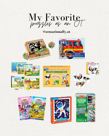 Here are some of my favorite puzzle games that I love as both an occupational therapist and mom! They’re perfect for keeping the mind sharp and having fun with the kids. 🧩

They’re not only super fun, they also help boost cognitive skills and fine motor development. Perfect for kids and a great way to bond together  ✨

#Sensationallyot #ParentingTips #ToddlerIndependence #sensorysandbin #sandbin #sensoryplaybin #littlemermaid #kidsgift #finemotorskills #kidsdevelopment #occupationaltherapy #kidsactivities #finemotoractivity #giftideasforkids

#LTKBaby #LTKFamily #LTKKids