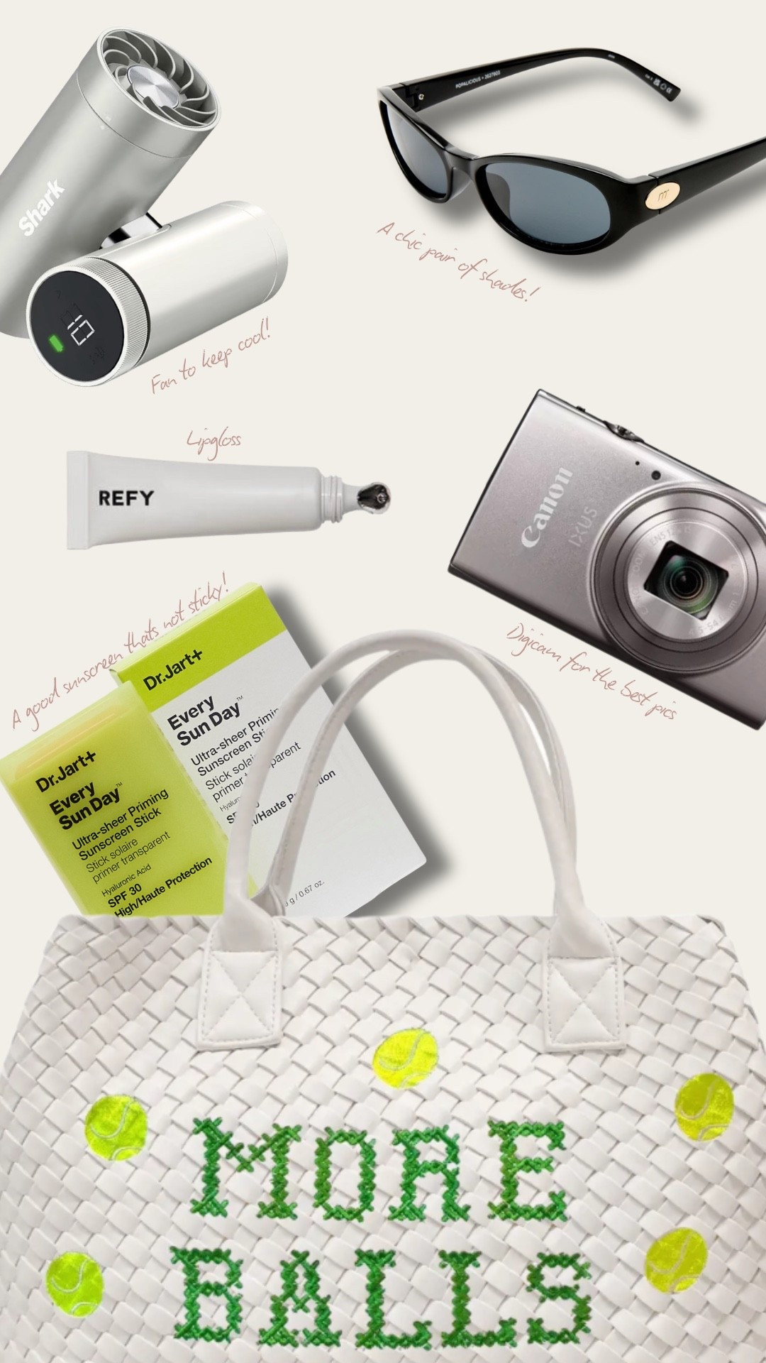 What’s in my bag for Wimbledon 🎾