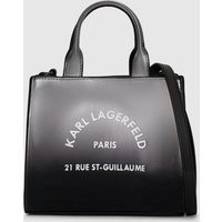 Karl Lagerfeld - Rue St-guillaume Degrade Mini Tote Bag, Woman, Black, Size: One Size | Karl Lagerfeld UK