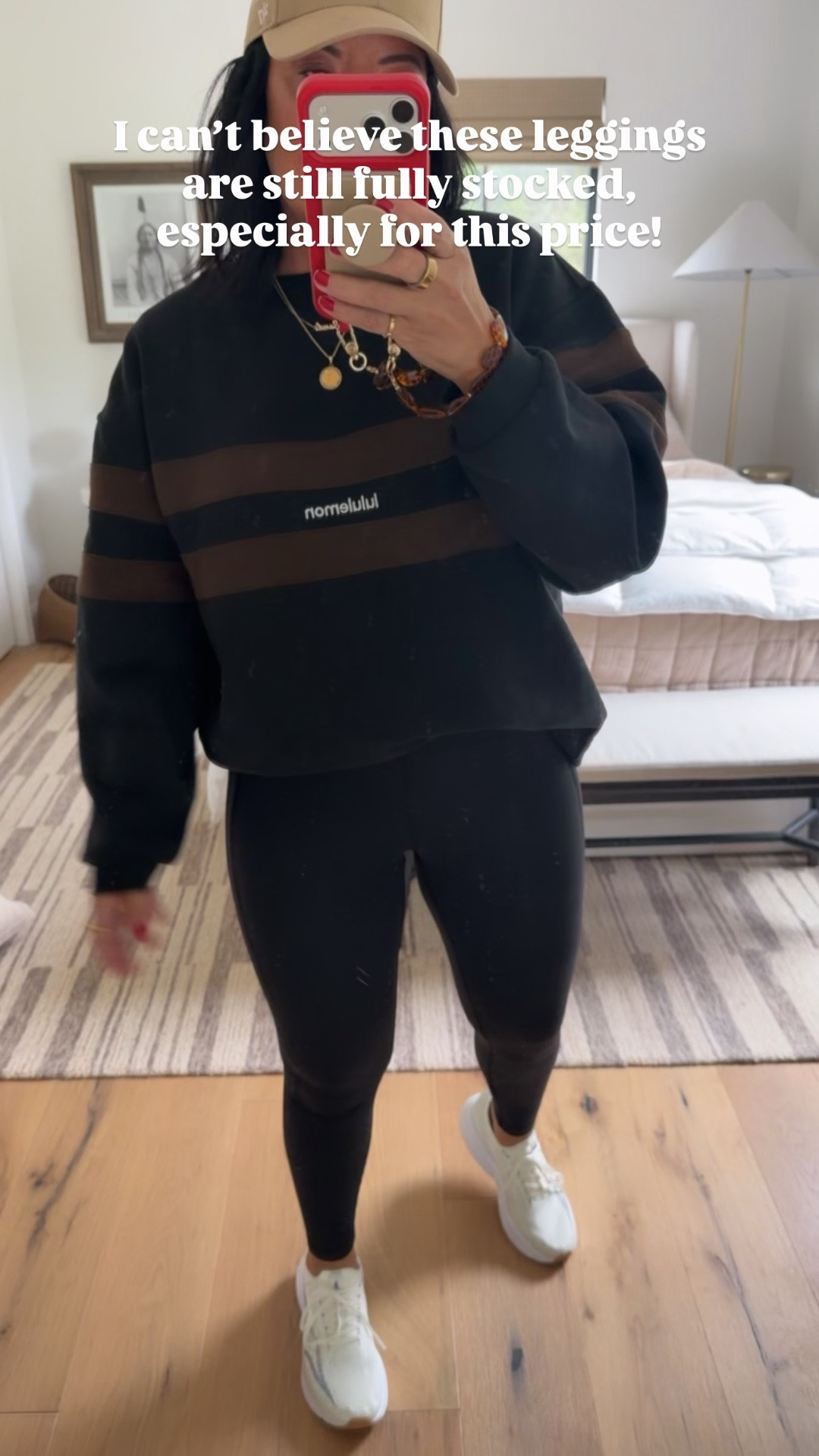 Sweatshirt size small (it runs big so size down), leggings size 8 (they fit tts), shoes run TTS.

#LTKSaleAlert #LTKMothersDay #LTKOver40