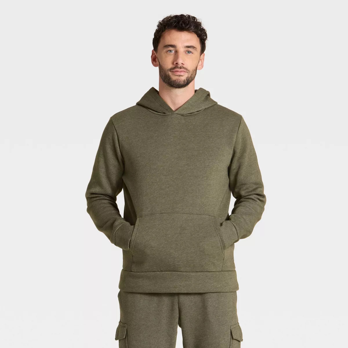 Men's Every Wear Fleece Hooded Sweatshirt - Goodfellow & Co™ | Target