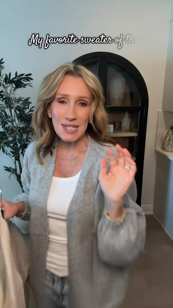 My favorite sweater of the season is restocked in most of the colors 😍 this sweater is so soft and is perfectly oversized to give a cozy fit.  I am in a small ✨

#LTKootd #LTKOver40