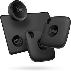 Tile Mate Essentials (2022) 4-Pack (2 Mate, 1 Slim, 1 Stickers)- Bluetooth Tracker & Item Locator... | Amazon (US)