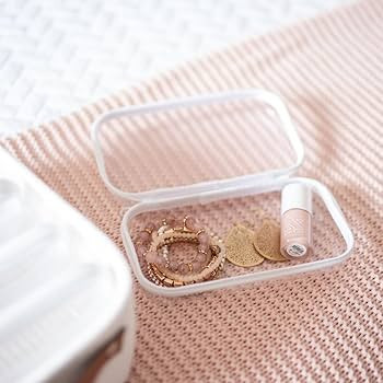 Bliss Bins™ , Maple and Lark, Zippered Hard Pouch, Bliss Bin Storage, Bliss Bin Zipper, White B... | Amazon (US)