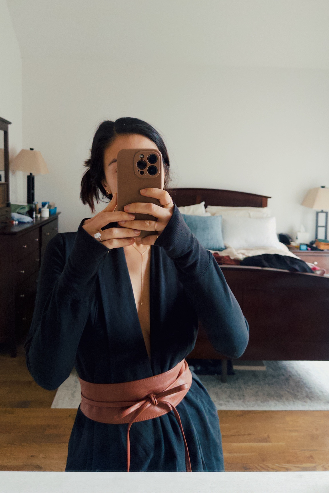 Terry wrap cardigan, belted 🤎🐻 wearing size XS

#LTKSeasonal #LTKStyleTip