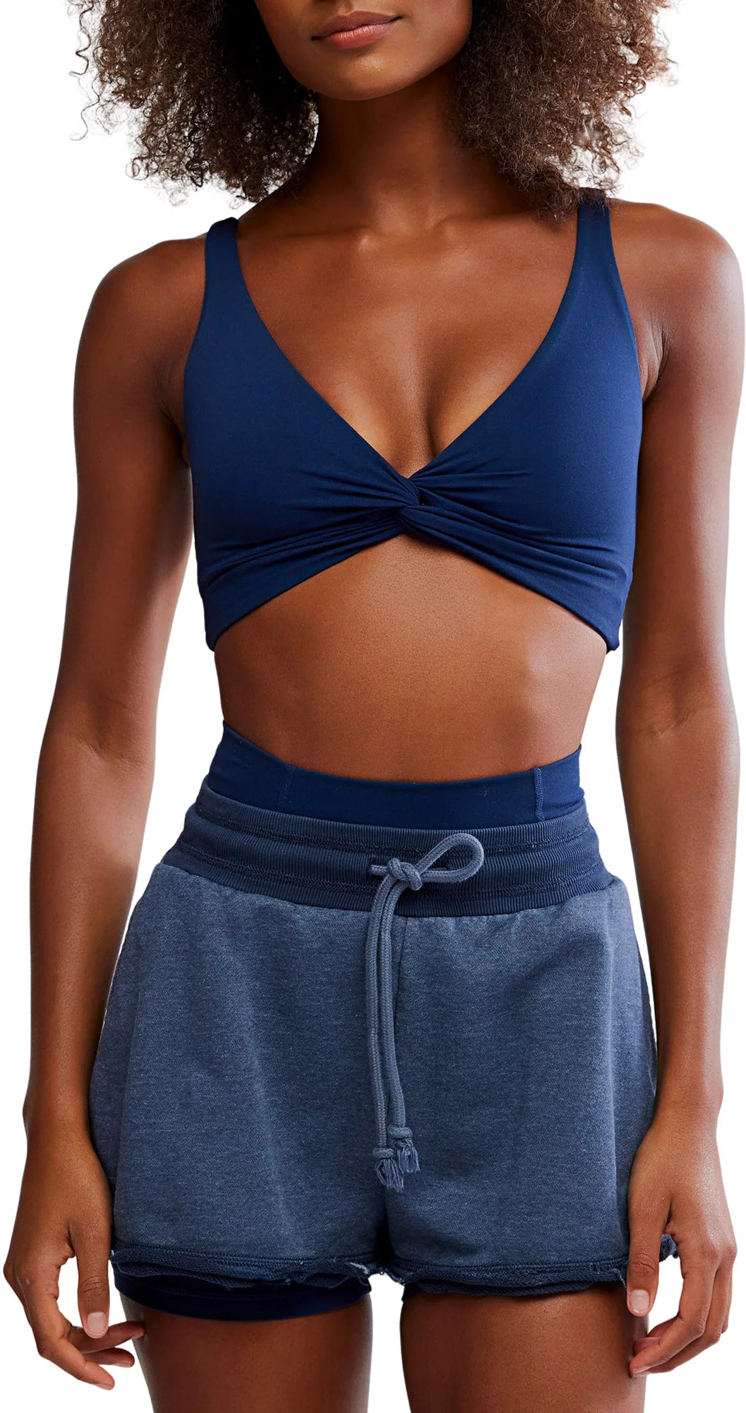 FP Movement Women's Never Better Twist Crop, Small, Midnight Navy | DICK'S Sporting Goods