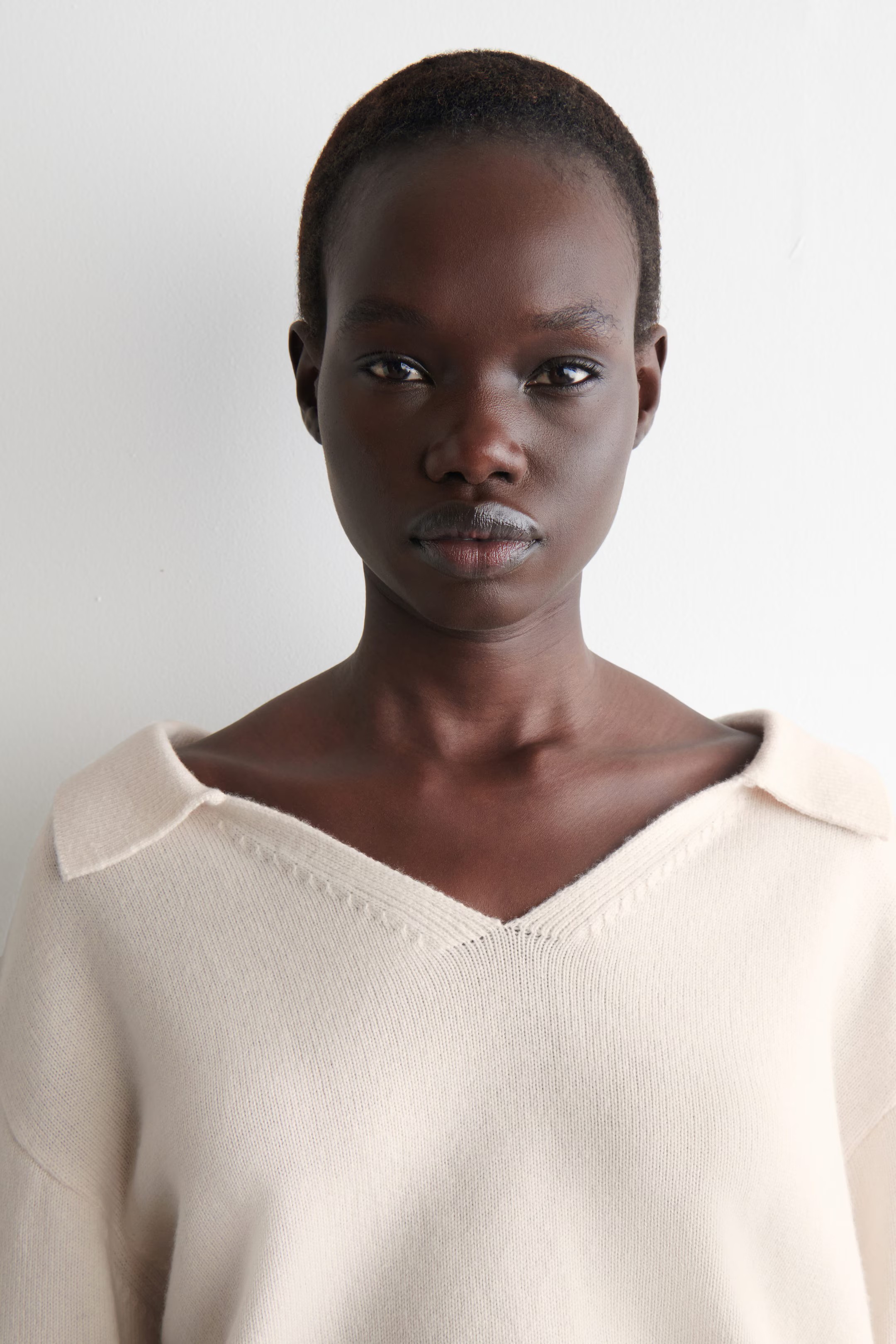 MERINO WOOL POLO SWEATER - IVORY | COS US | COS (EU)