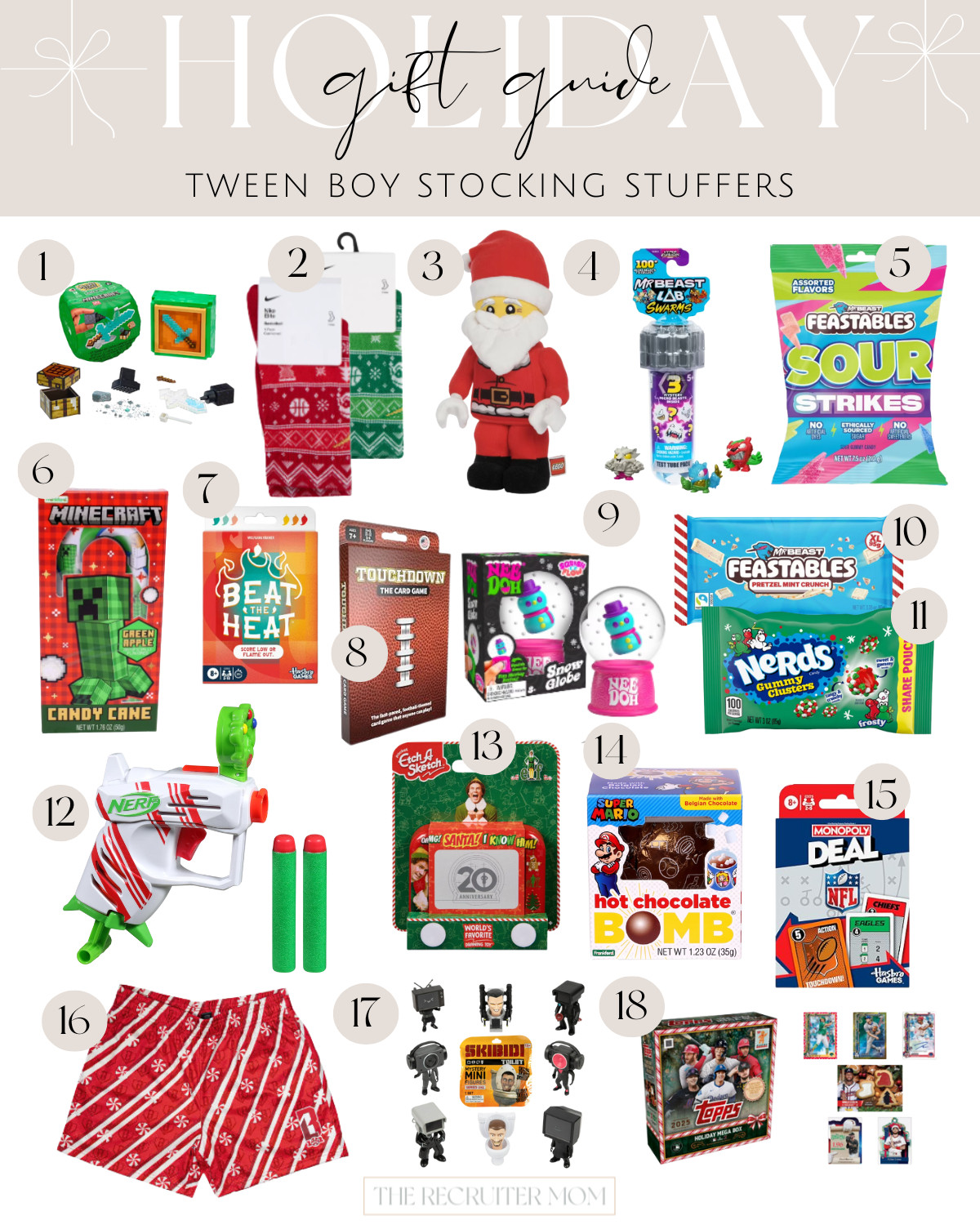 Tween Boy Stocking Stuffer and Treat Ideas #lastminutegifts #stockingstuffers #giftsforboys #kidgifts 

 

#LTKGiftGuide #LTKHoliday #LTKKids