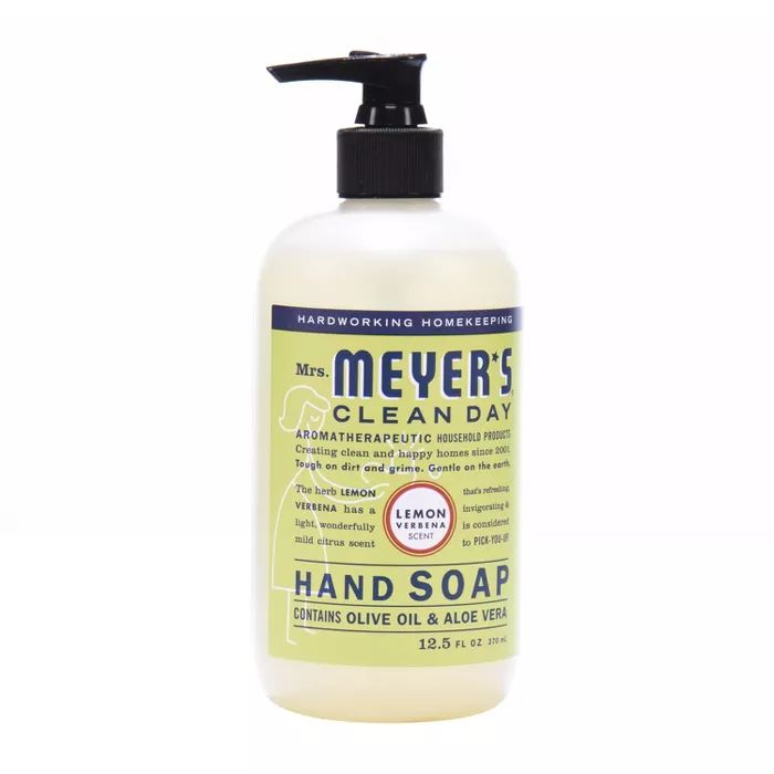 Mrs. Meyer's Clean Day Liquid Hand Soap Lemon Verbena Scent - 12.5 fl oz | Target