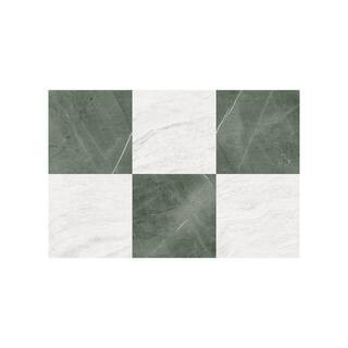 Bonneville Jade Peel and Stick Floor Tiles Set of 20 | The Home Depot