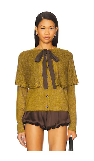 Herian Cardigan in Khaki | Revolve Clothing (Global)
